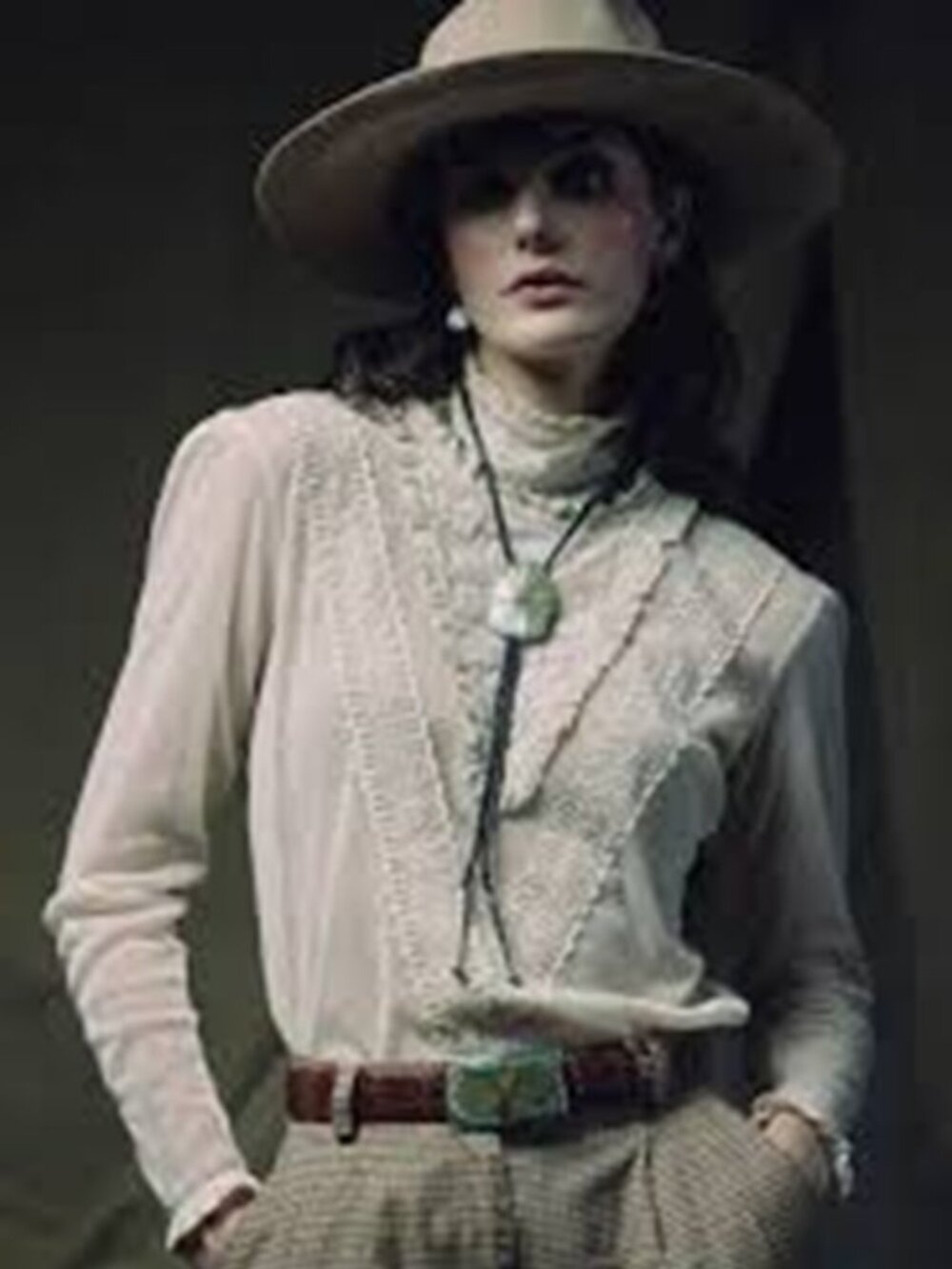 NWT DOUBLE D RANCH JULIETTE LACE TOP T4127